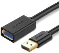 Prodlužovací kabel Ugreen USB 3.0 (samice) - USB 3.0 (samec) 3 m černý (US129 30127)