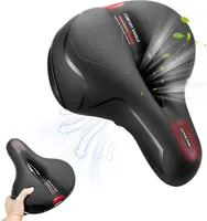 Fahrradsattel Bequemer Gel-Fahrradsattel Memory-Schaum wasserdicht für Damen Herren