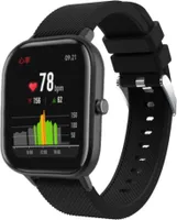 Strap-it Xiaomi Amazfit GTS Armband Silikon (Schwarz)