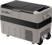 WOLTU elektrische Kompressor 40 L Auto Kühlbox, mit Rollen, mit USB-Schnittstell