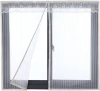Fliegengitter Tür 105 x 210 cm Insektenschutz Magnet Fliegenvorhang, Auto  geschlossen, faltbar Luft kann frei strömen, für Türen/Patio Weiß :  : Baumarkt