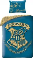 Poszwa na kołdrę Harry Potter niebieska - 140 x 200 cm - 70 x 90 cm - bawełna