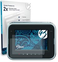 Bruni Basics-Clear 2x Schutzfolie kompatibel mit Blackmagic Design Cinema Camera (PL/EF/MFT) Folie