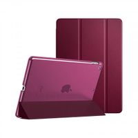 Schutzhülle für iPad 7/8/9 Generation 10.2 Zoll Cover Case Schutz Tablet Farbe: Weinrot