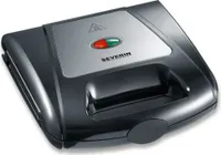 Sandwich Toaster Sandwichmaker SEVERIN SA 2968 3in1 leichte Reinigung 1000 W SA 2968 aus Edelstahl, gebürstetschwarzsilber Sandwichmaker Toaster Sandwichtoaster Paninitoaster Sandwichmaker Xxl