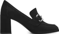 MARCO TOZZI Damen Pumps Zierspange Loafer Blockabsatz 2-24416-42, Größe:40 EU, Farbe:Schwarz