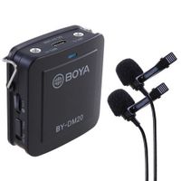 BOYA Lavalier Mikrofon x2 BY-DM20 2-Kanal USB-C / Lightning 2m