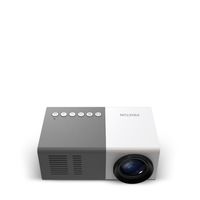 PRIXTON Cinema Mini Projektor | 900 Lumen, Qvga, LED, Weiß