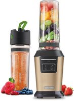 SENCOR SBL 7177CH Automatický mixér na Smoothie, 2 láhve vyrobené z TRITANU, příkon 800 W, 2 programy 45 / 60 sekund, 6 nerez nožů potažených Titanem, vakuovací víčko