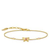 Thomas Sabo A1937-488-7 Armband Damen Schmetterling Silber Vergoldet