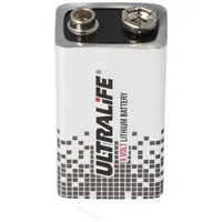 Bateria litowa Ultralife 9 V, blok E, U9VL, U9VL-J, U9VL-J-P