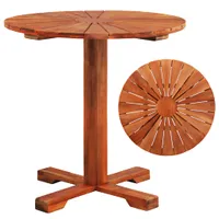 vidaXL Stolik bistro 70x70 cm lite drewno akacjowe