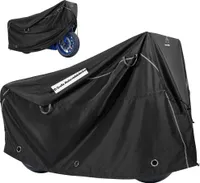 TeamObsidian Fahrradabdeckung - wasserdichte Fahrradgarage für 3 Fahrräder für Träger - Strapazierfähige Fahrrad Abdeckung & Regenschutz - Outdoor