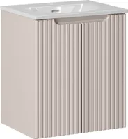 Waschtisch 50cm mit Keramikwaschbecken, kaschmir, NEWPORT-56-CASHMERE