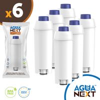 6 x náhradný vodný filter AguaNext CaffeeMax vhodný pre Delonghi DLS C002 ECAM ESAM
