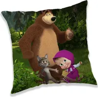 Jerry Fabrics Mascha u. der Bär Kissen Dekokissen 40 x 40 cm