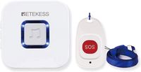 Retekess TH101 Bezdrátový systém tísňového volání Drobné tlačítko SOS Pager a zvonek dárek pro starší děti Těhotné ženy v rodinné nemocnici