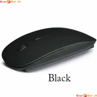 Ultradünne USB optisch kabellos Maus 2,4G Empfänger USB Wireless Maus PC Maus Schwarz
