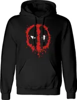 Marvel Deadpool Hoodie M Schwarz Uni Splat