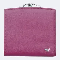 Golden Head Madrid RFID Protect French Coin Purse Wallet Fuchsia
