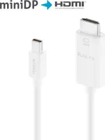 Purelink IS2100-015 Mini DisplayPort auf HDMI Kabel 4K 1,5m weiß
