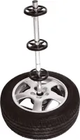 Carpoint Carpoint odnímatelný nástavec na kolo - S objímkou - Do 225 mm pneumatik - Nosnost 100 kg - Černá barva