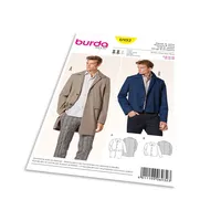 Střih Burda 6932 - Pánský kabát