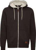 BLEND BHHulker Herren Sweatjacke Kapuzenjacke Zip-Hoodie Pullover mit Teddy-Futter Kängurutasche Rippbündchen Baumwollmischung Regular fit