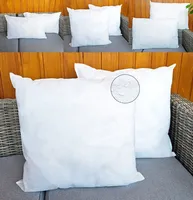 JACK 2er Set Innenkissen Kissenfüllung 30x50 45x45 40x60cm Inlett Wasserfest Wetterfest Kopfkissen Zierkissen Outdoor Kissen, Größe:45 x 45 cm