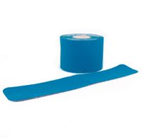 axion PRECUT Kinesiologietape blau, selbstklebend 25 x 5 cm, 20 vorgeschnittene Sport Tapes, Bandage wasserfest