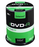 Intenso DVD-R 4,7 GB 16x Speed - 100stk Cake Box