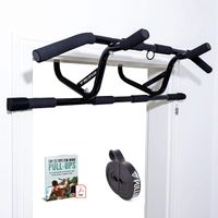 PULLUP & DIP Klimmzugstange für Türrahmen zum Einhängen ohne Schrauben und kein Abrutschen, Profi Türreck, Pull-up Bar mit gepolsterten Griffen inkl. Klimmzug Band + eBook PULLUP & DIP Klimmzugstange für Türrahmen zum Einhängen ohne Schrauben und kein Abrutschen, Profi Türreck, Pull-up Bar mit gepolsterten Griffen inkl. Klimmzug Band + eBook