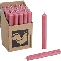25 Stabkerzen Altrosa 250 x 22 mm Kerzenfarm Kerzen Candle