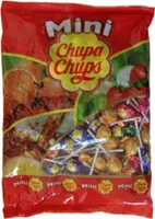 Chupa Chups Mini Lutscher Erdbeere Apfel Orange und Cola 600g