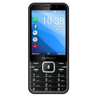 myPhone Up Smart 4G LTE Handy mit 5Mpx Kamera und großem 1200mAh Akku - Schwarz