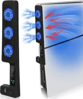 Cooling Lüfter für PS5 Kühler Lüfter für Playstation 5 mit 3 Stufen einstellbarer Geschwindigkeit Cooling Fan System
