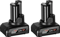 2 x akumulátor Bosch GBA 12V 6,0Ah 13027