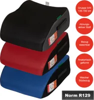 Autositzerhöhung Safari von UNITED KIDS – iSize Norm R129 für Kinder von 135-150 cm, Farbe:Maxblue