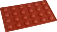 Mini-Halbkugel-Silikonform mit 24 Mulden, Backform zur Herstellung von Schokolade, Kuchen, Gelee, Kuppelmousse