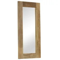 vidaXL Lustro z litego drewna mango 50 x 110 cm