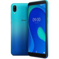 Wiko Y80 Smartphone 15,2cm (5,99 Zoll), 2GB RAM, 16GB Speicher, Farbe: Türkis