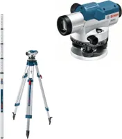 Optisches Nivelliergerät GOL 26 G mit Stativ BT160& Messlatte GR 500