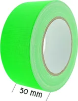 Klebeband 25m Gewebeband  neon-grün 50 mm