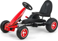 Detská šliapacia motokára Go-kart Milly Mally Viper červená