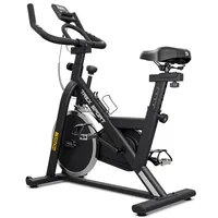 TREX SPORT Indoor Bike Heimtrainer Fahrrad TX-640SB HOWL |Mechanischer Widerstand, 12kg Schwungrad, Trainingscomputer, Pulssensoren | leise, bis 130kg