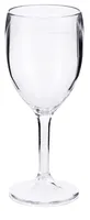Weinglas, Glas, Kunststoff, Ø7cm, Höhe 19cm, Volumen 0,25L
