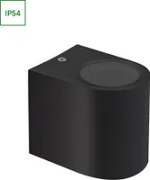 Spectrum Außenleuchte Wandleuchte Parete Schwarz Down IP54 max. 6W GU10 ohne Leuchtmittel