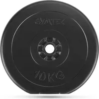 Zátěžový talíř Gymtek® - 10 kg závaží, ?31,5 mm - zátěžový talíř, činky, fitness kotouč - silový trénink, domácí posilovna, fitness