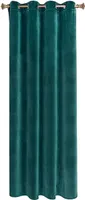 WOLTU Verdunklungsgardine mit Ösen Samtvorhang Thermogardine, 300 g/m² Schwere Verdunkelungsvorhang Dunkelgrün 140x225 cm (1 Stück)