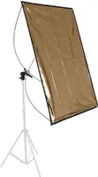 Walimex Reflektorpanel silber/gold, 70x100 cm